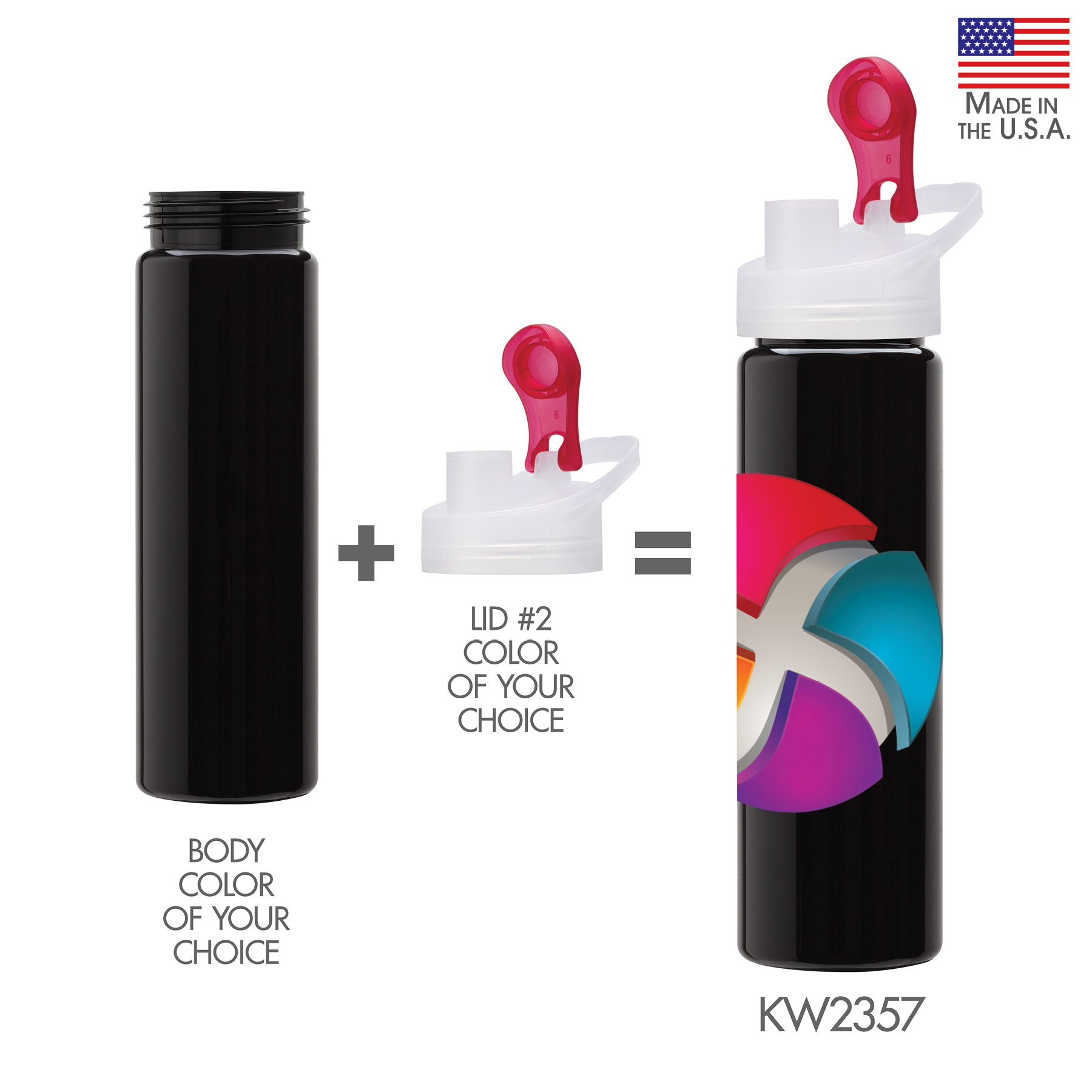 Newport VII 25 oz. Water Bottle w/ Integrated Handle 4