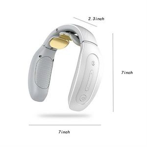 USB Charge Hot Compress 3D Neck And Shoulder Massager 1