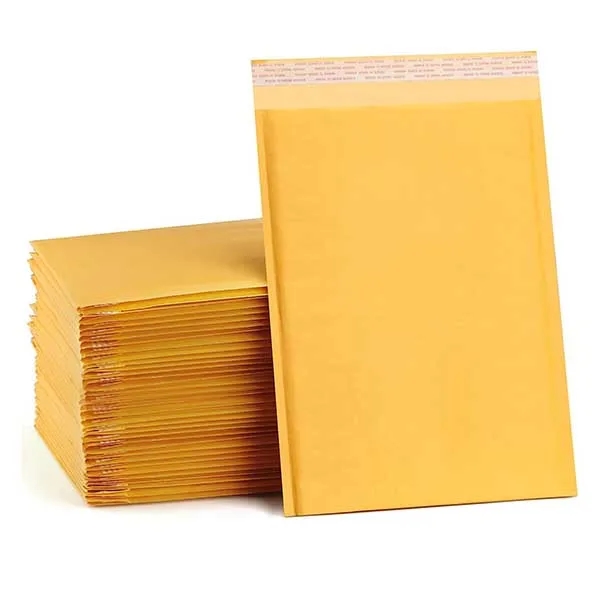 Yellow Kraft Bubble Mailers Padded Envelopes Packages 5