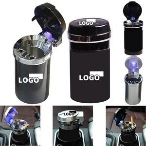 Car Ashtray With Led Light Lid 9