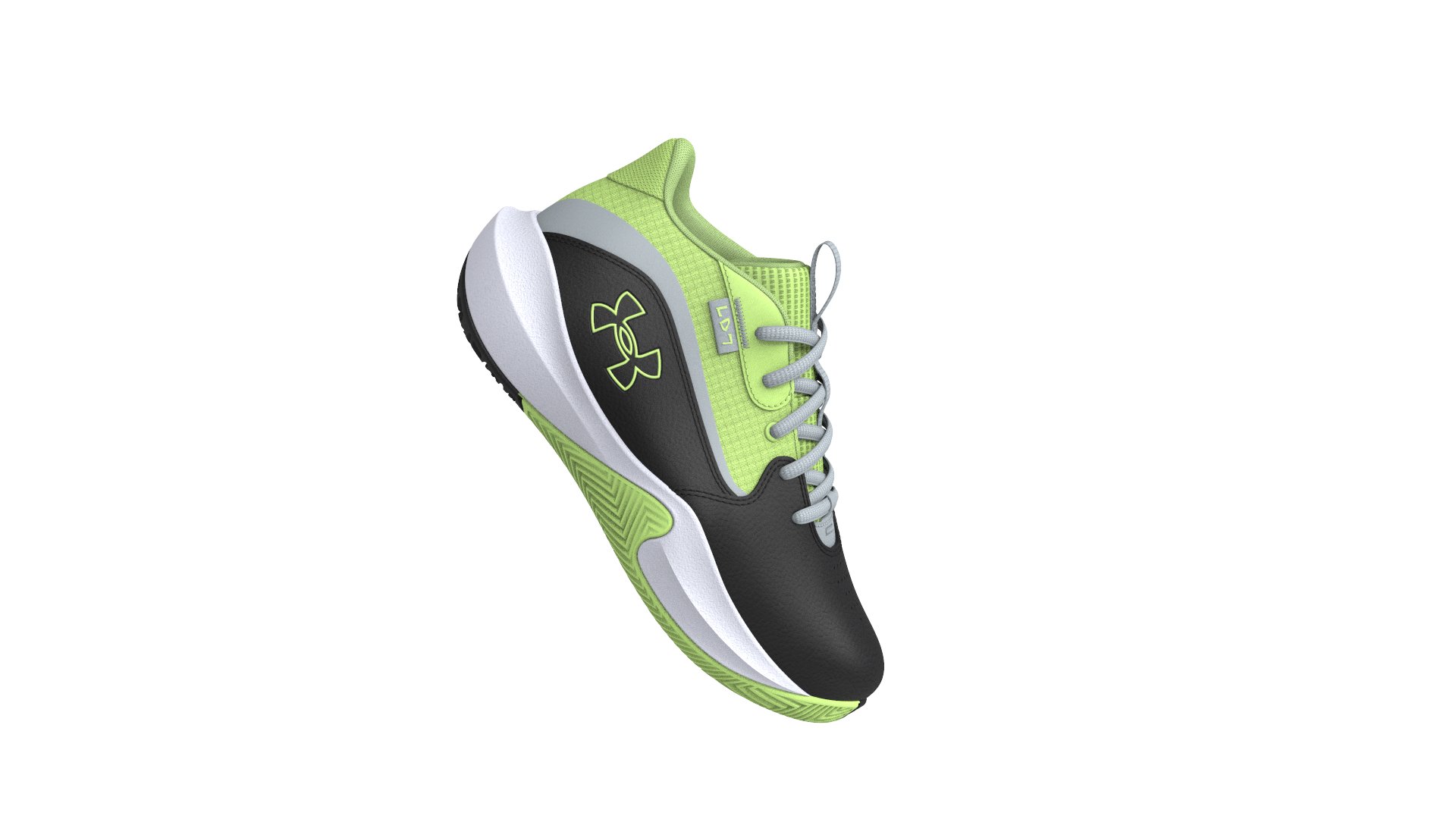 UA Lockdown 7 Pre-School Basketball Shoes 6