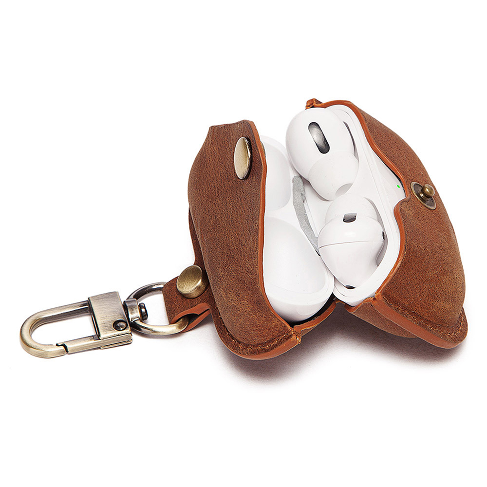 Cow Leather Case Cover for AirPods Pro 4
