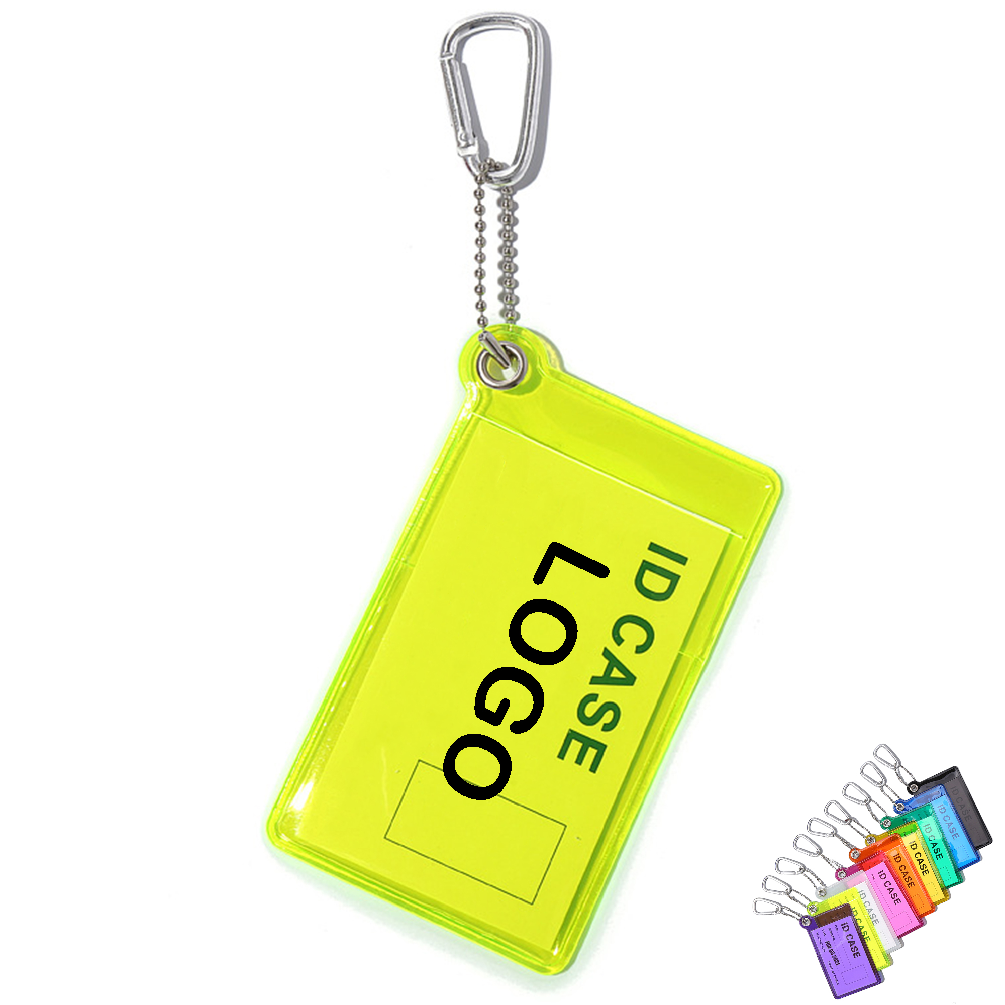 Mini ID Card Sleeve with Carabiner 6