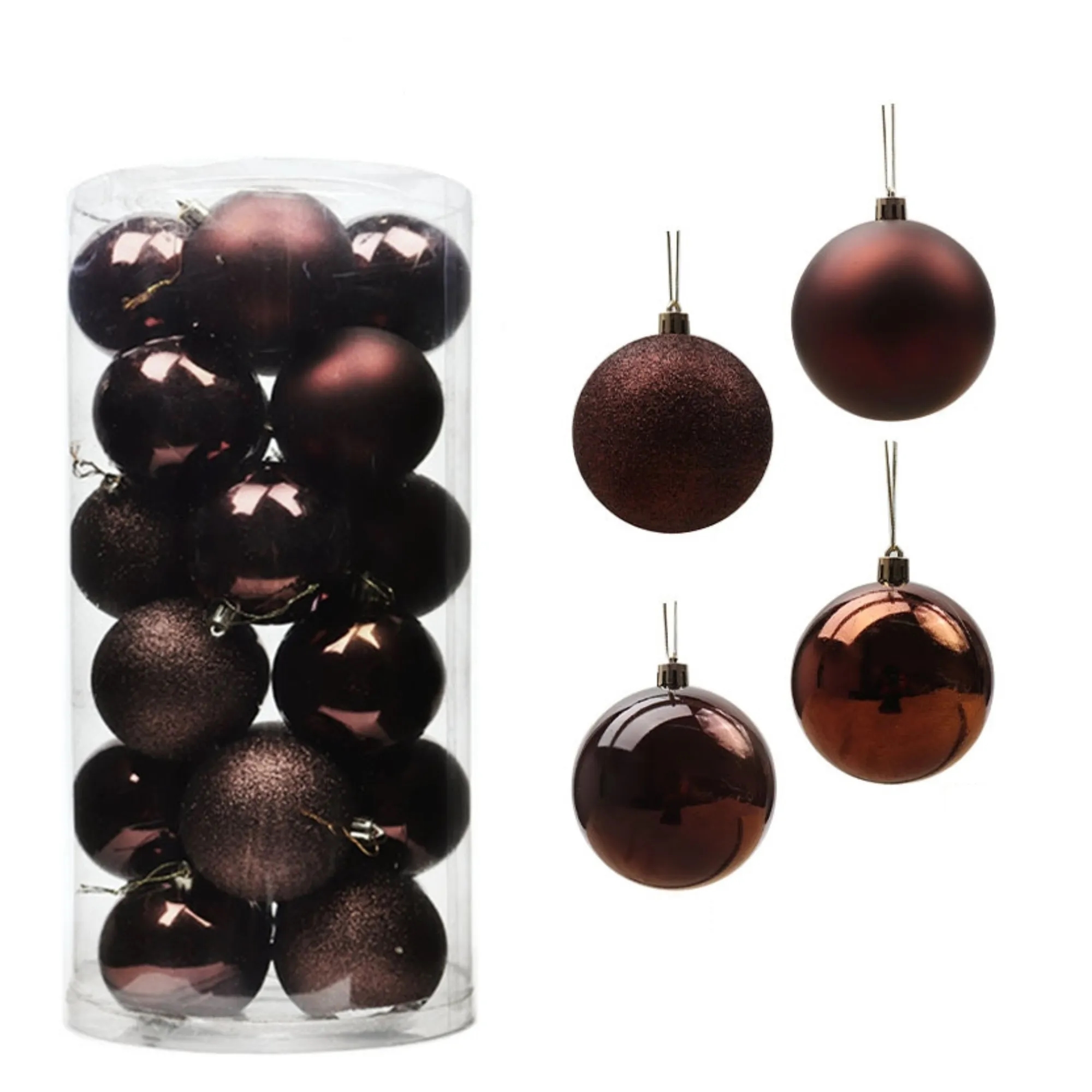 24PCS 1.57" Christmas Ball Ornaments for Decorations 13