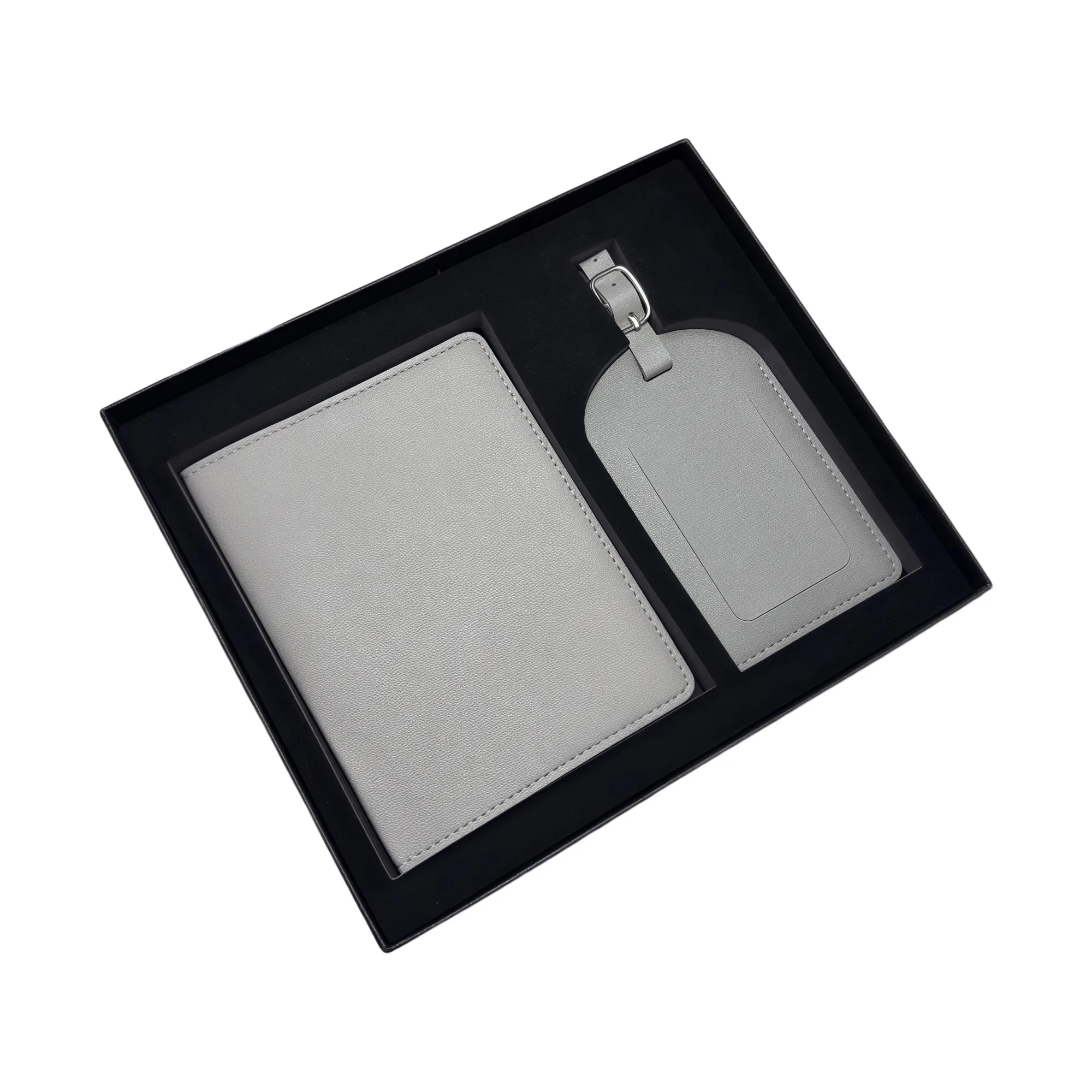 PU Leather Passport Case & Luggage Tag Set 10