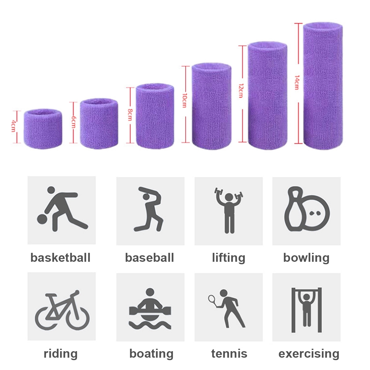 Sweatband Sports Wristband 3