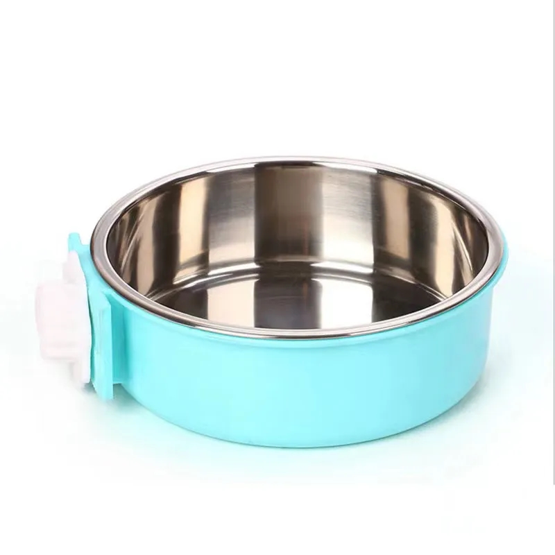 Stainless Steel Hanging Pet Bowl 1
