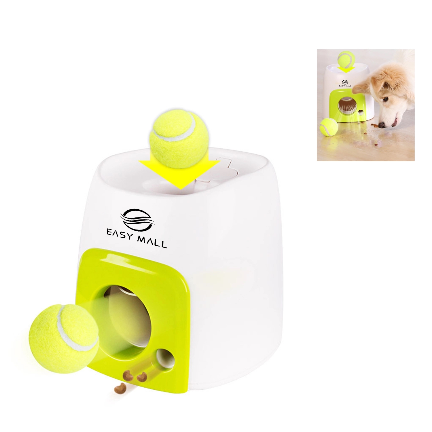 Pet Dog Ball Launcher Tennis Food Reward Machine Toy 2