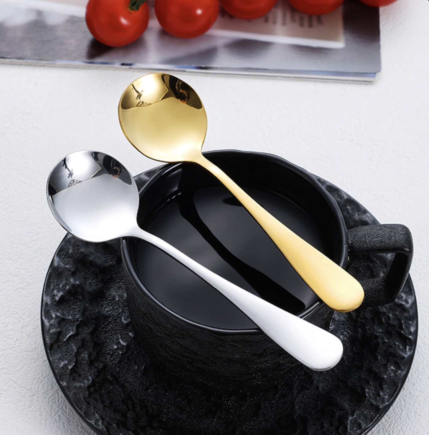 Stainless steel thickened spoon 2