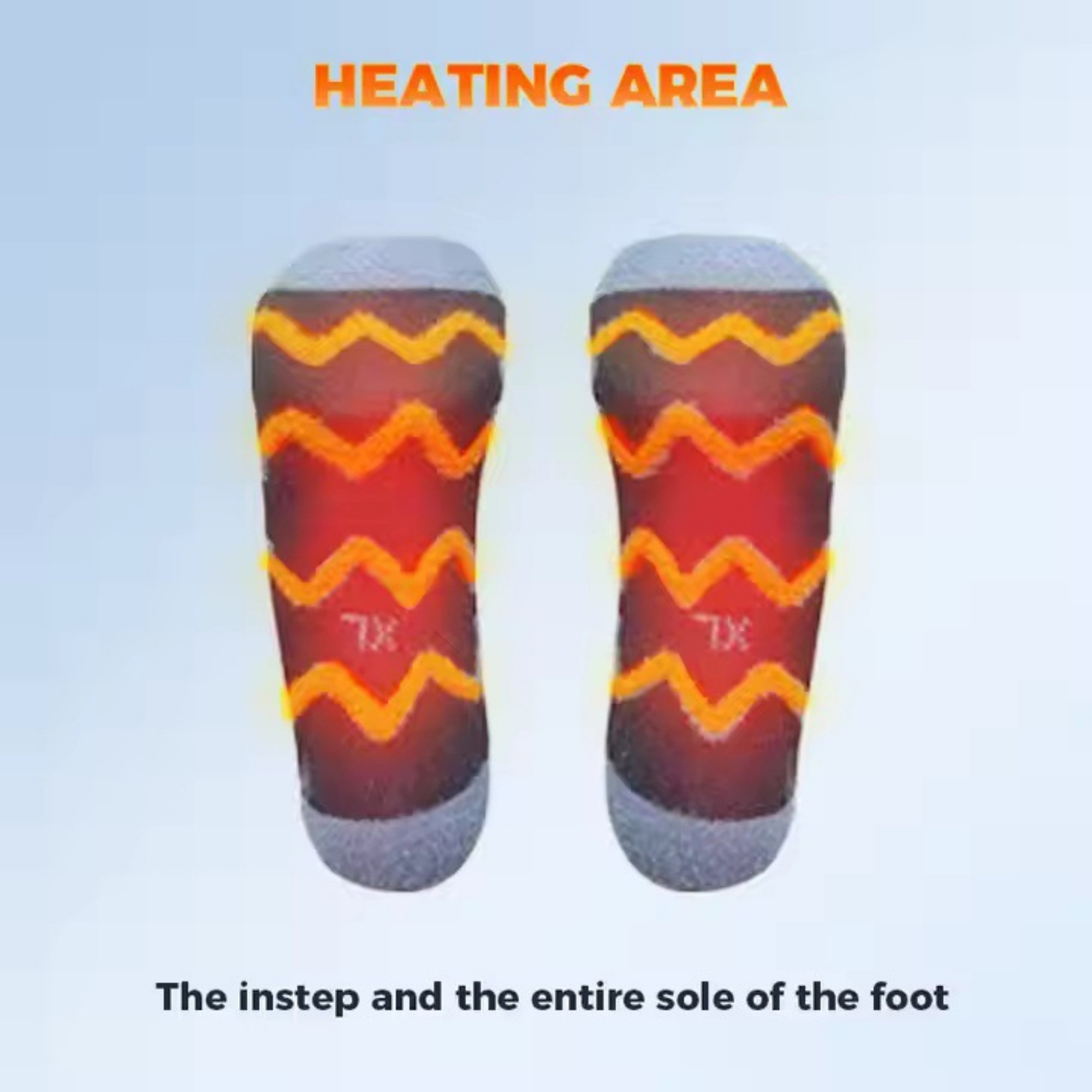 Rechargeable Battery Heating Socks 2