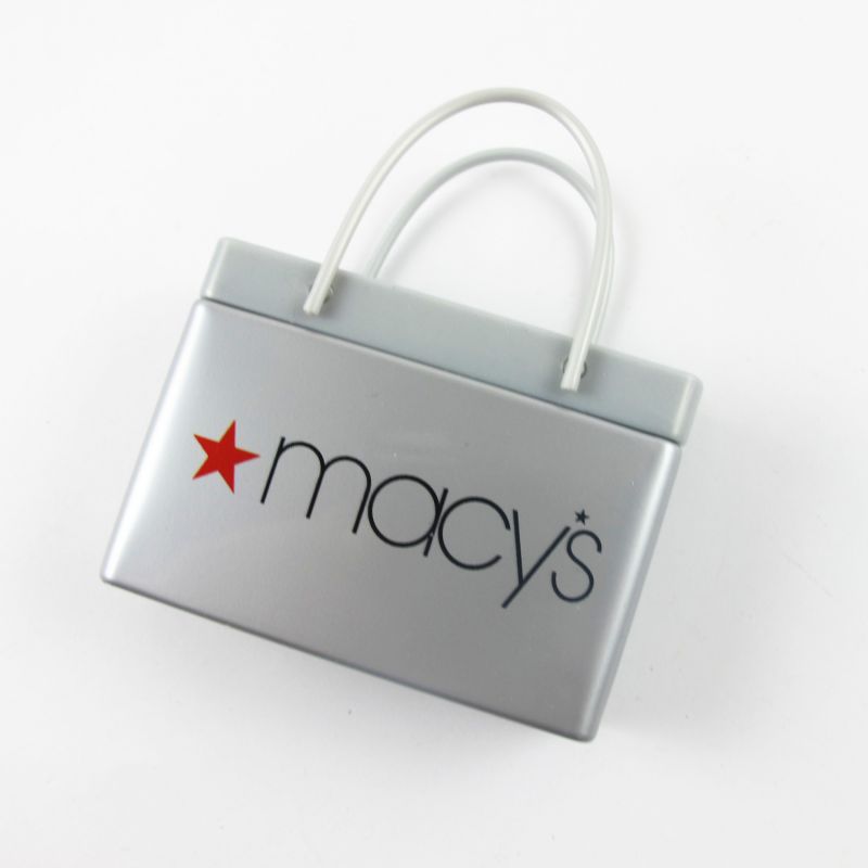 Silver Shopping Bag Tin 1