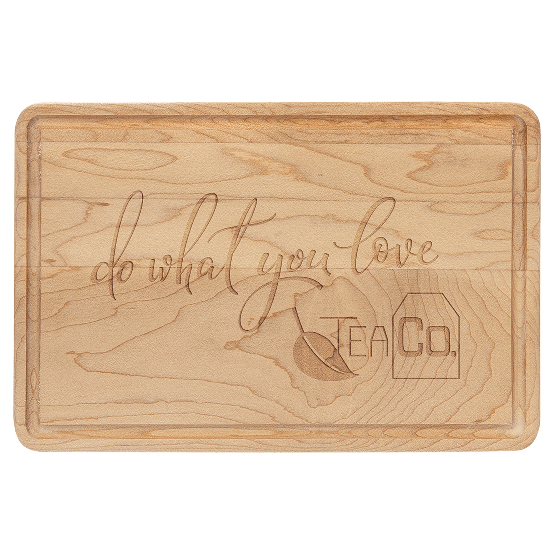 9" x 6" Maple Cutting Board with Drip Ring 2