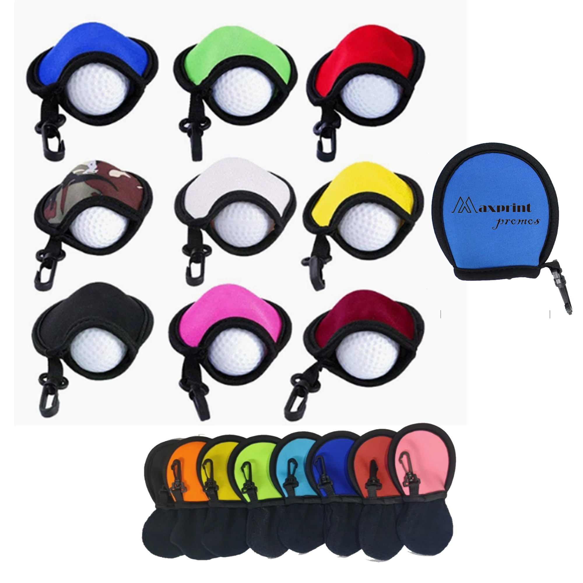 Neoprene Golf Ball Pouch 1
