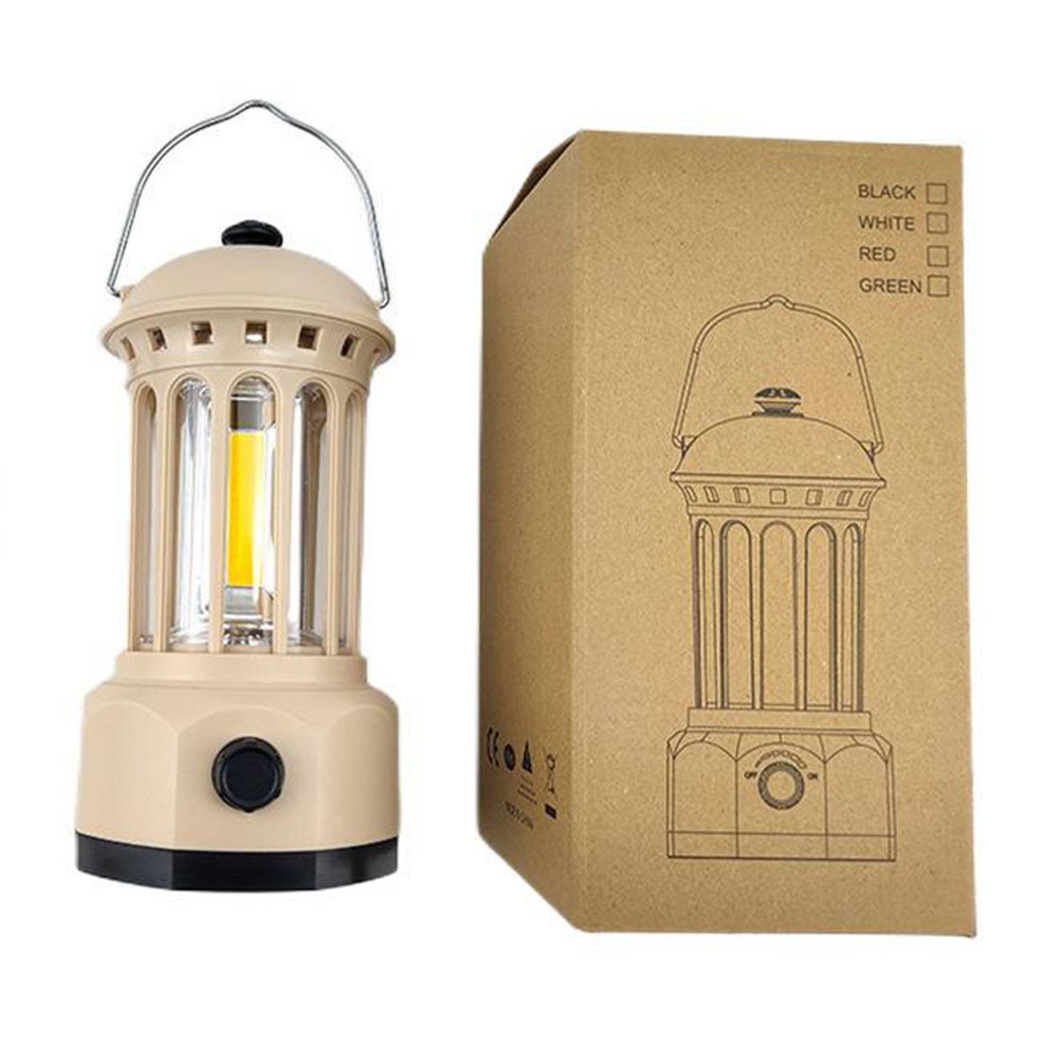 Vintage Led Camping Lanterns Lights Rechargeable 2-Packure 3