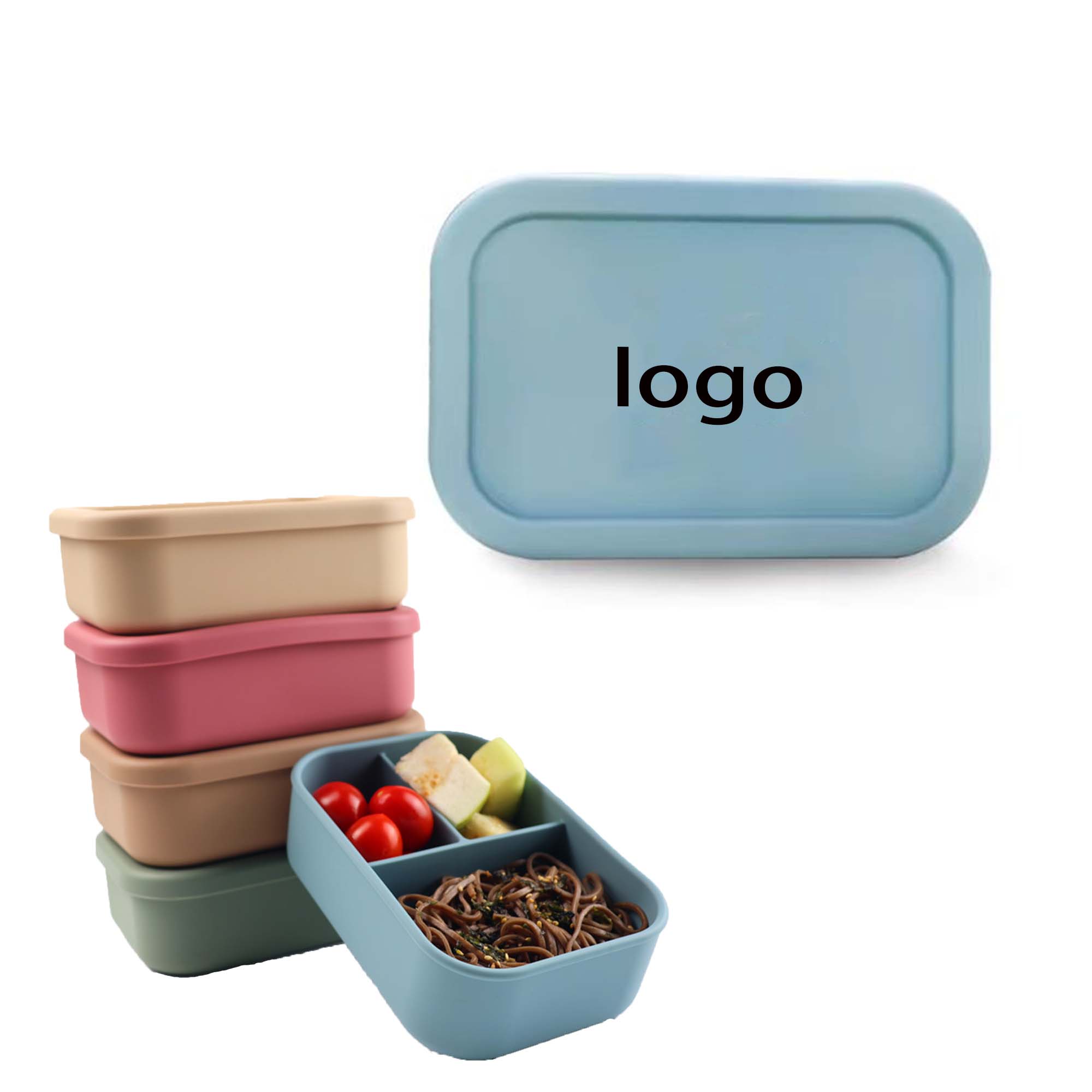 Silicone Bento Lunch Box MOQ 50 4