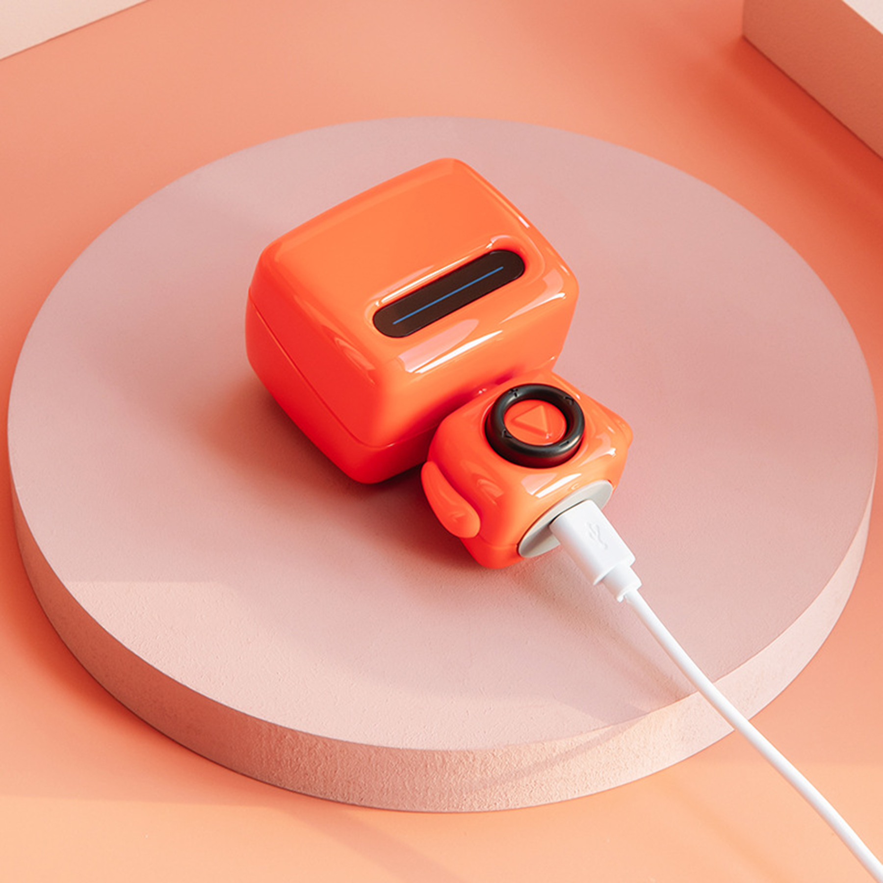 Portable Robot Shape Bluetooth Audio Speaker 4