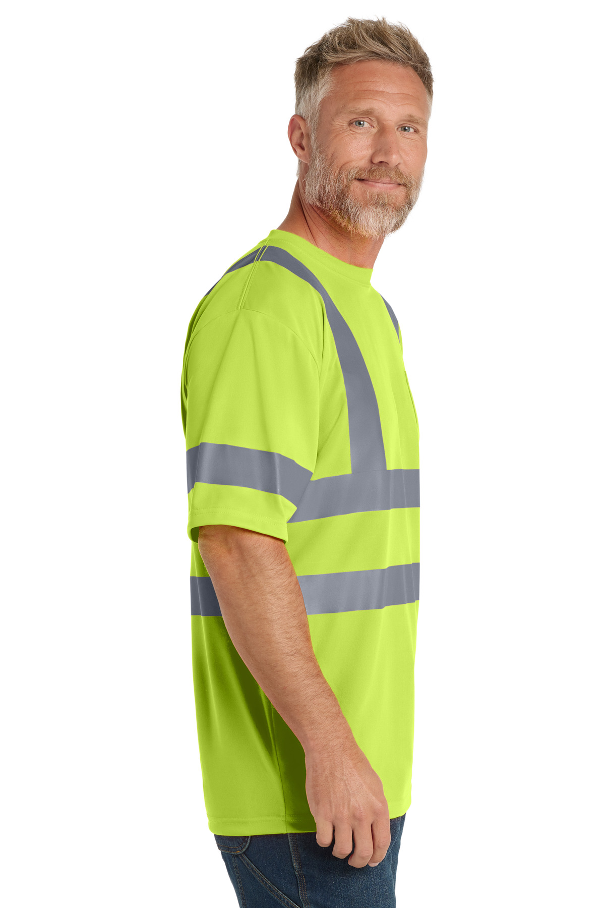 CornerStone - ANSI 107 Class 3 Short Sleeve Snag-Resistant Reflective T-Shirt. CS408 14