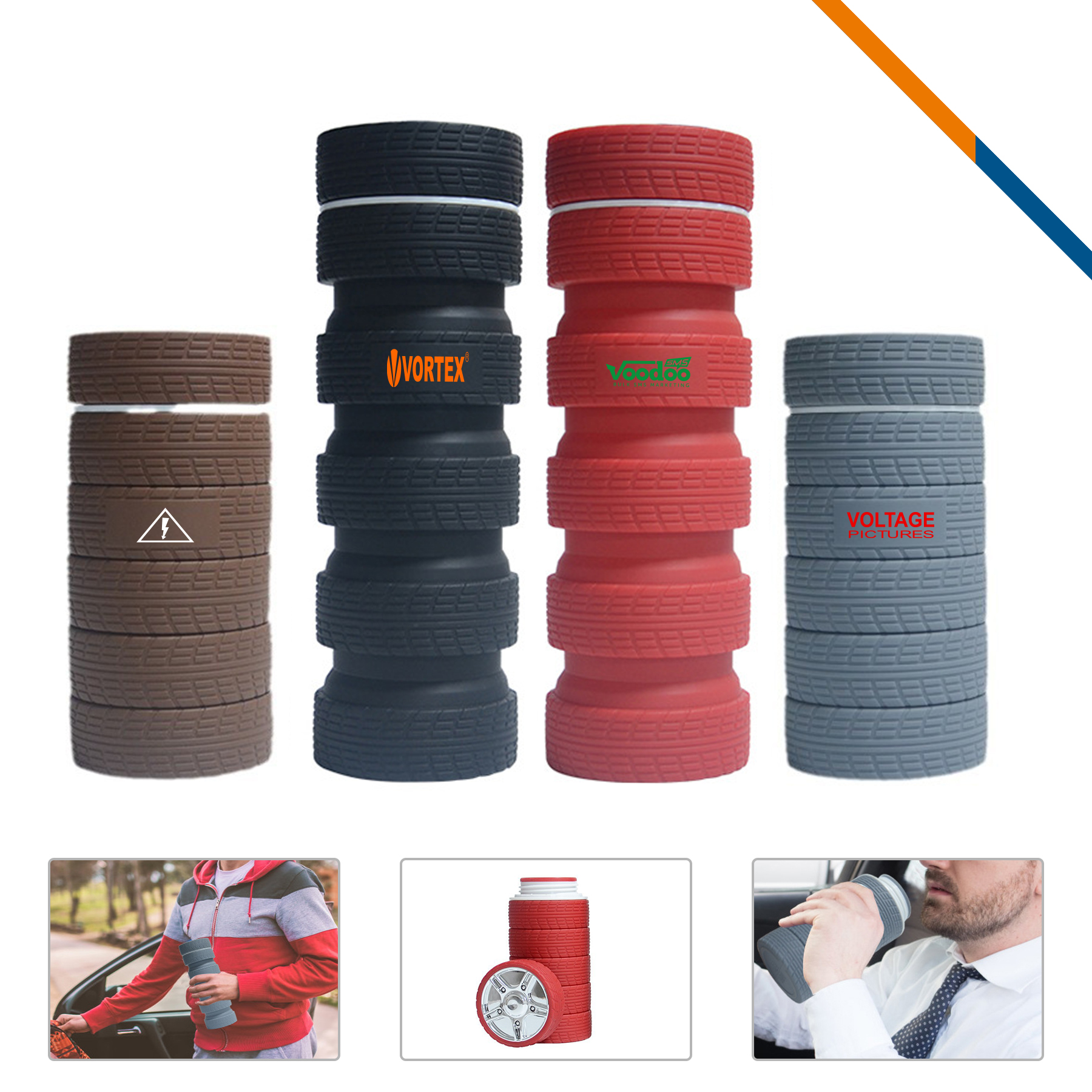 Crint Tire Water Bottle - 25 OZ. 4