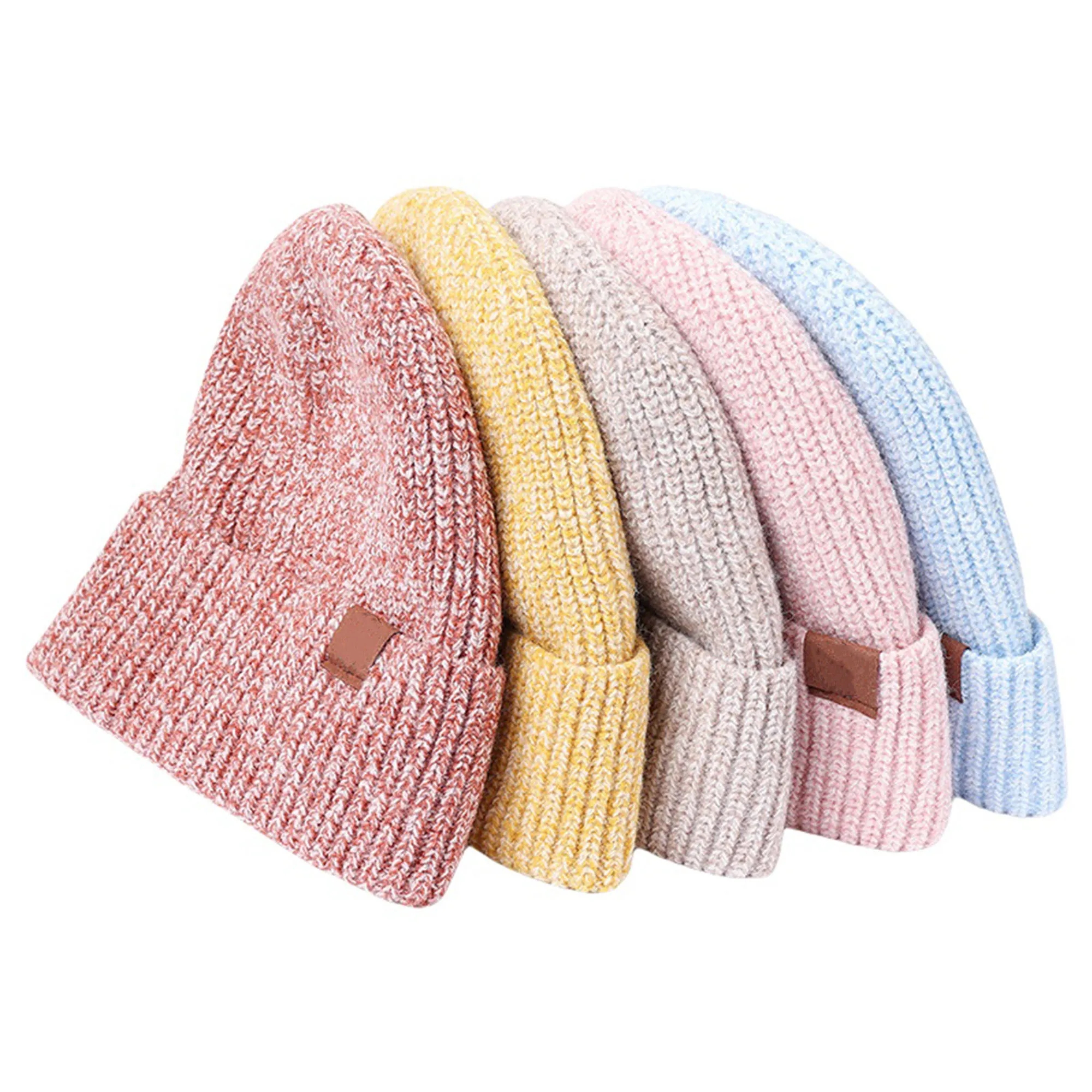 Winter Thick Knit Beanie Hats 4