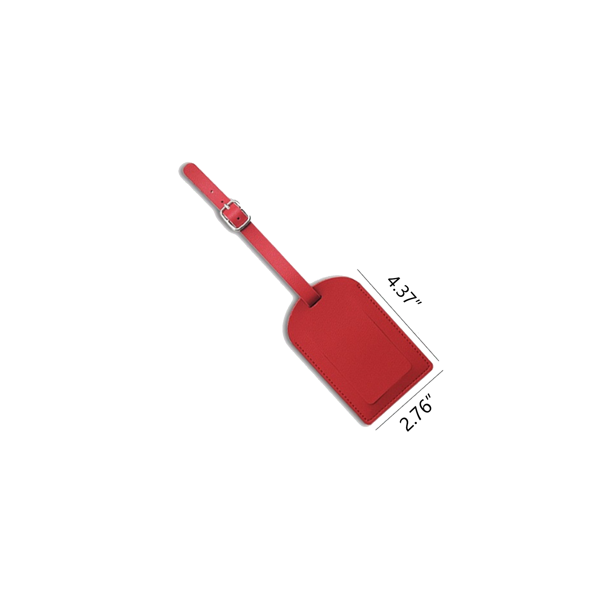 Customizable Travel PU Leather Luggage Tags 1