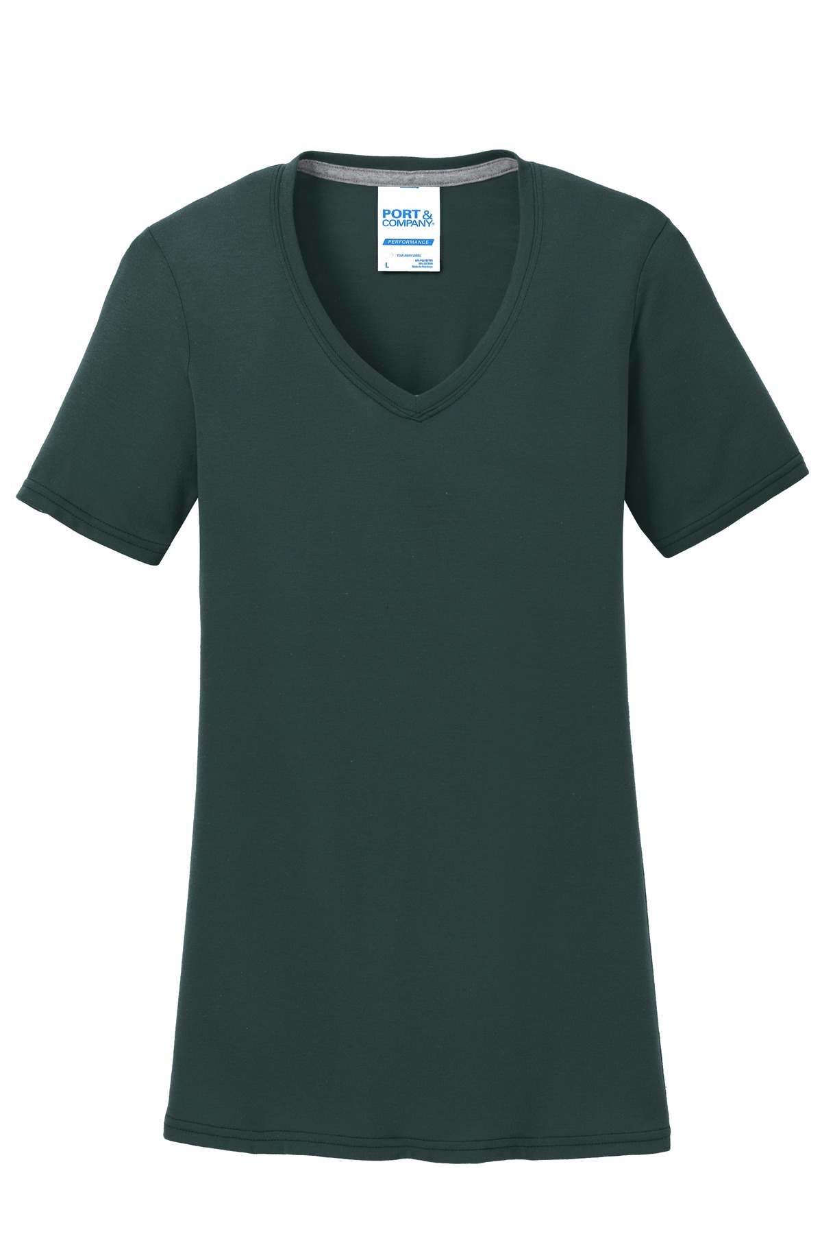 Port & Co Women's Performance Blend V-Neck Tee. LPC381V 45