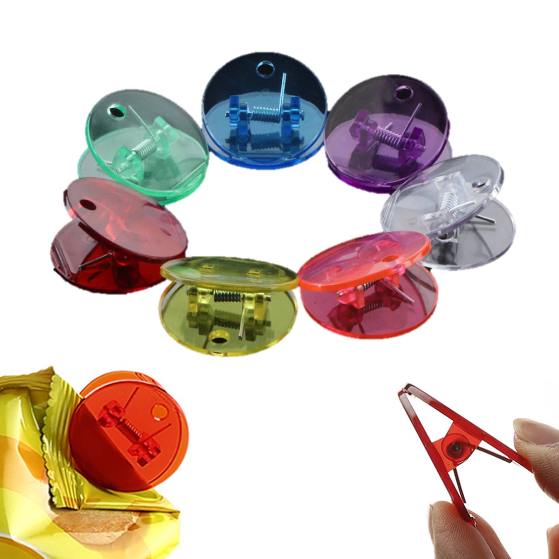 Round Snack Bag Clip 1