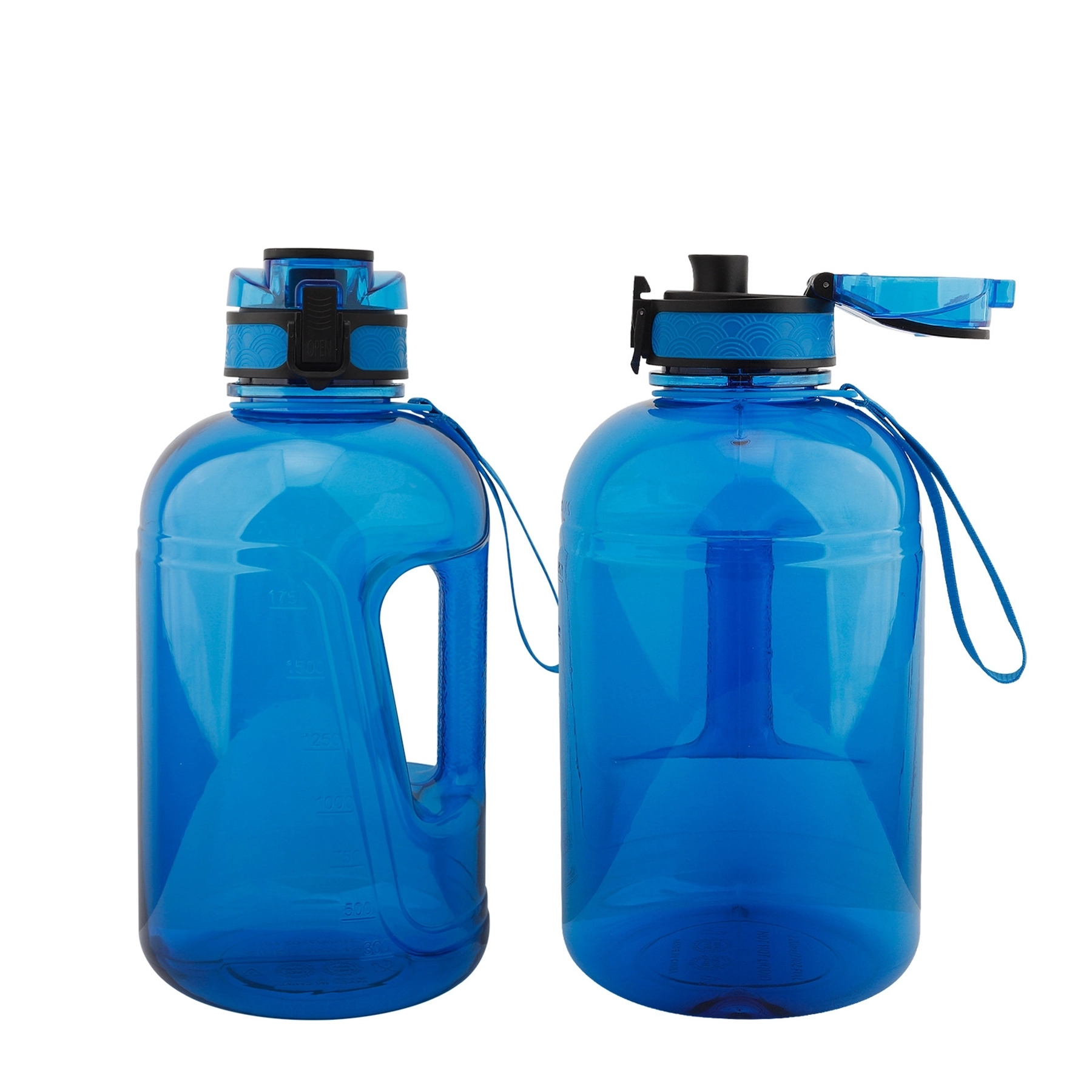 2.2 L Large Capacity Wide Mouth Plastic Sport Water Bottle 8