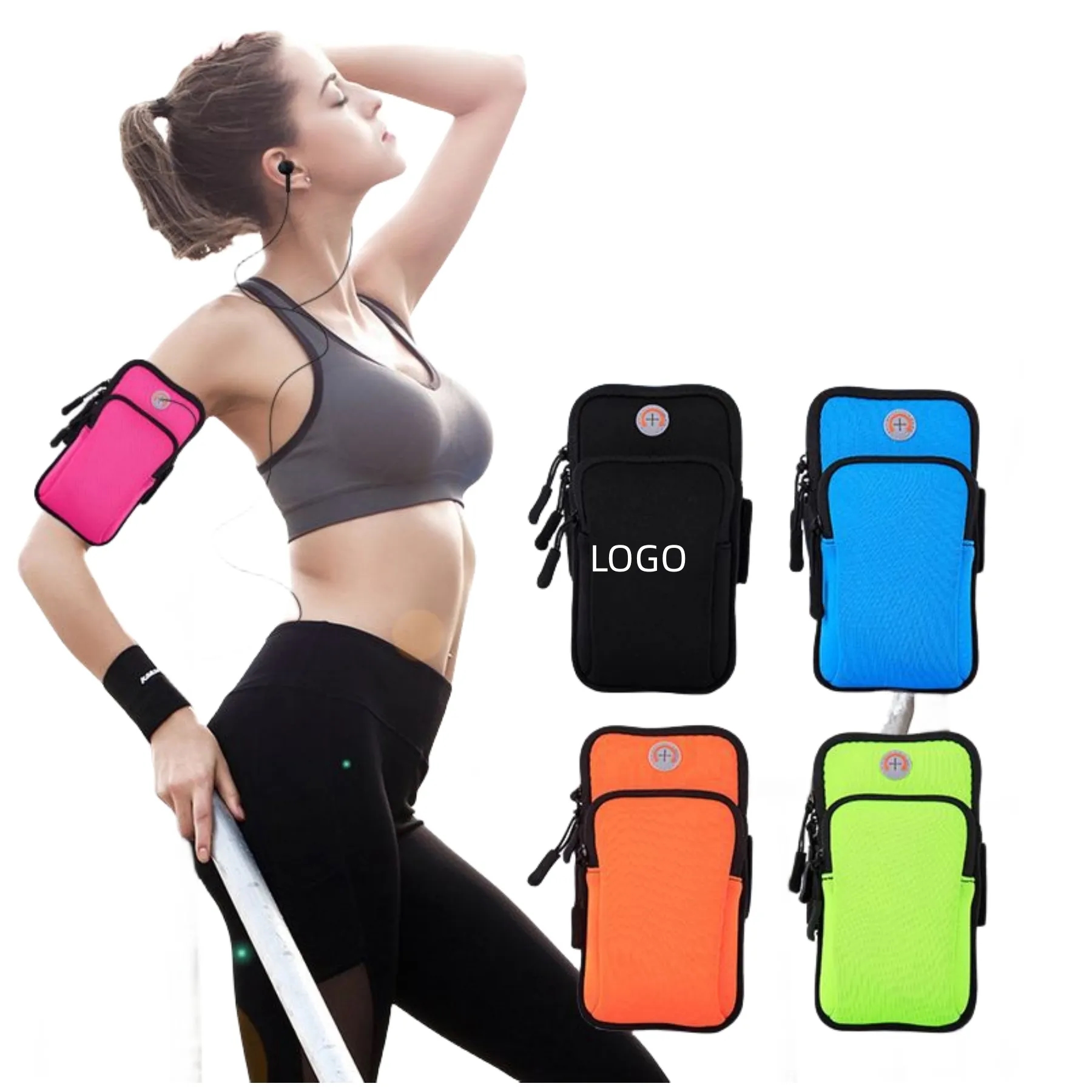 Neoprene Size Sports Armband Case for Mobile Phone Holder 2