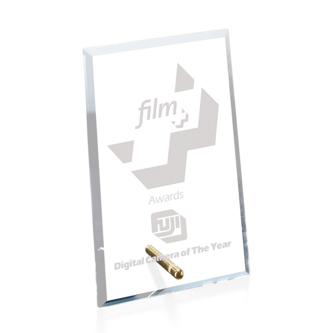 Windsor Rectangle Vertical Award - Gold 1