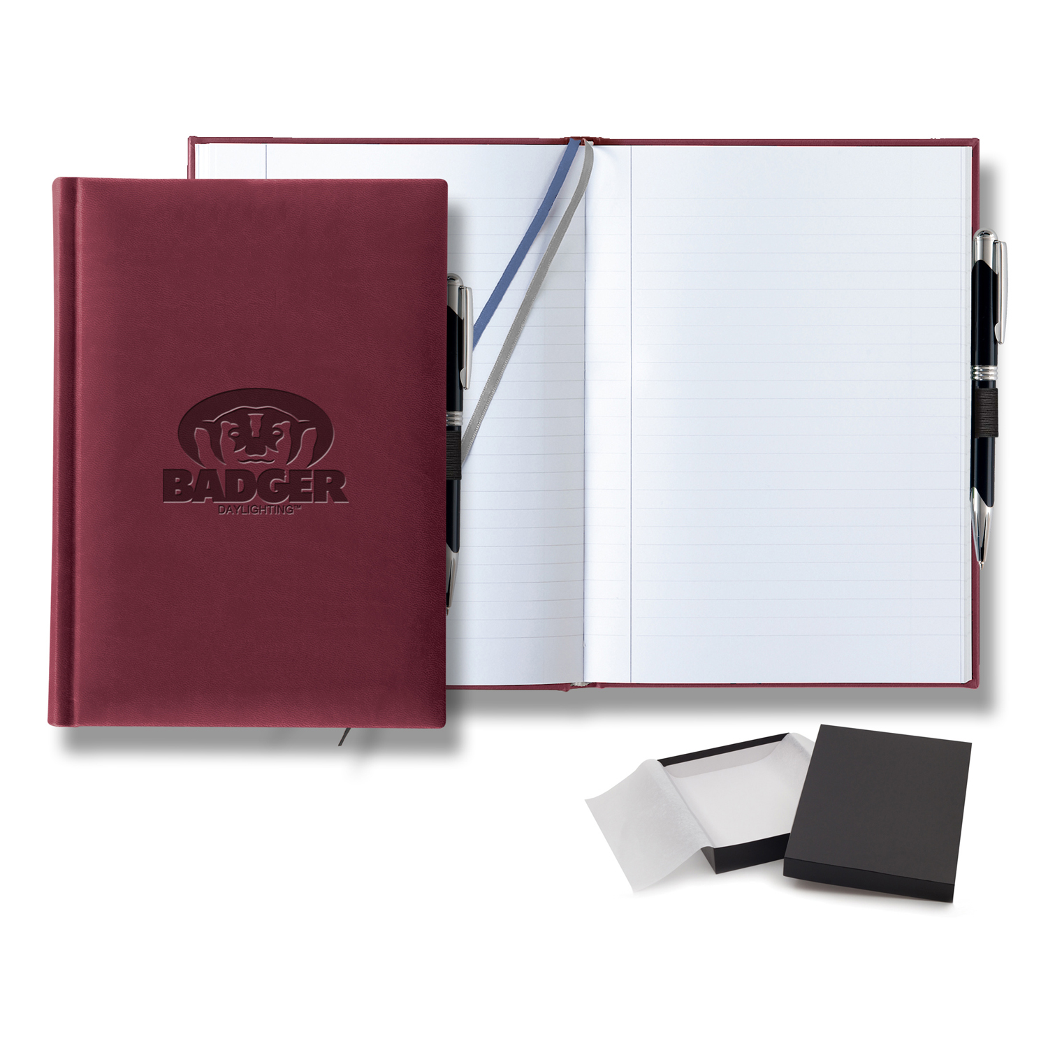 Castelli Tucson Grande Lined White Page Journal Gift Set 17