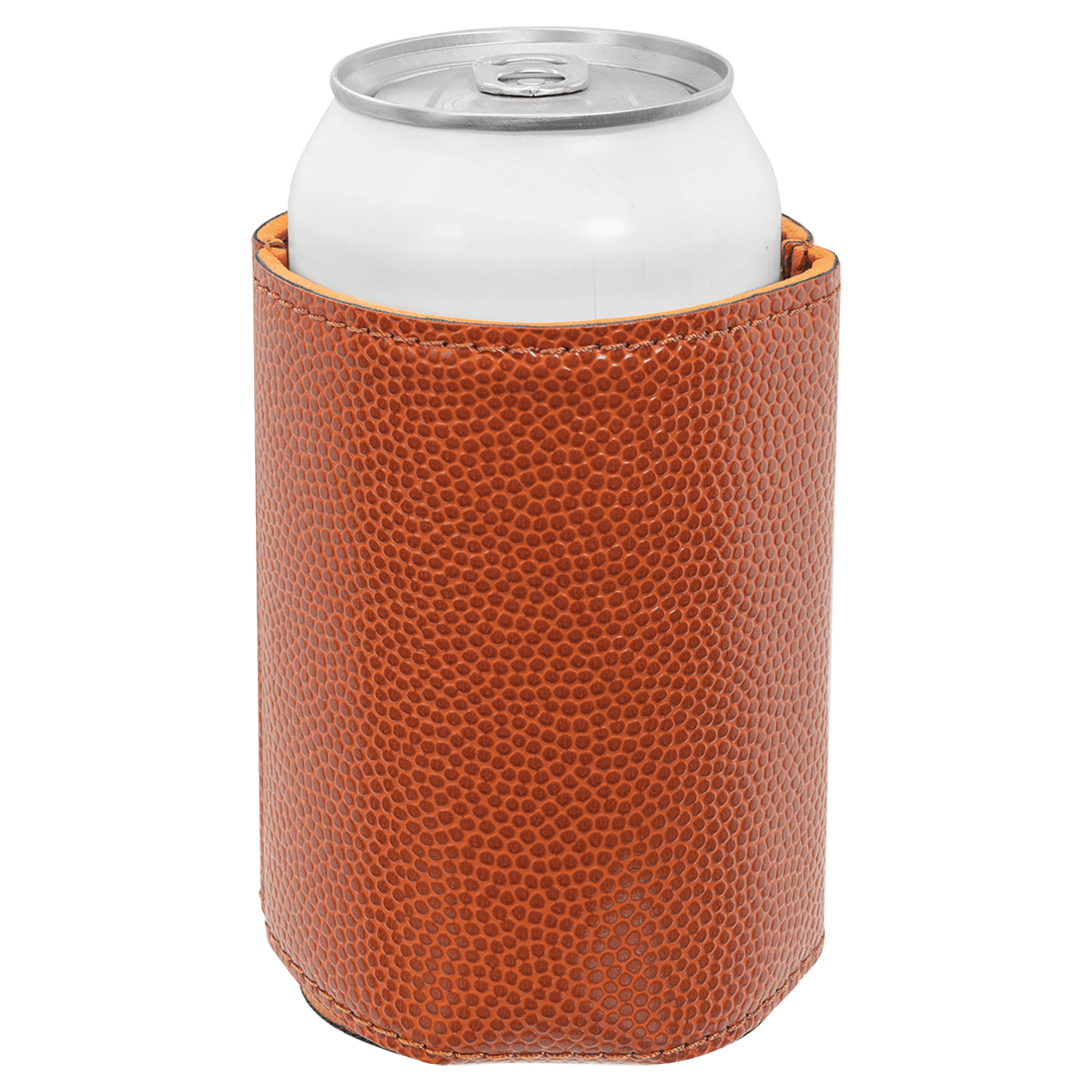 3 3/4" Basketball Leatherette Beverage Holder 2