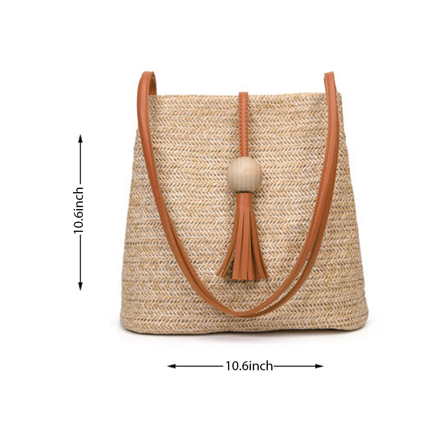 Weave Summer Straw Tote Bag 4