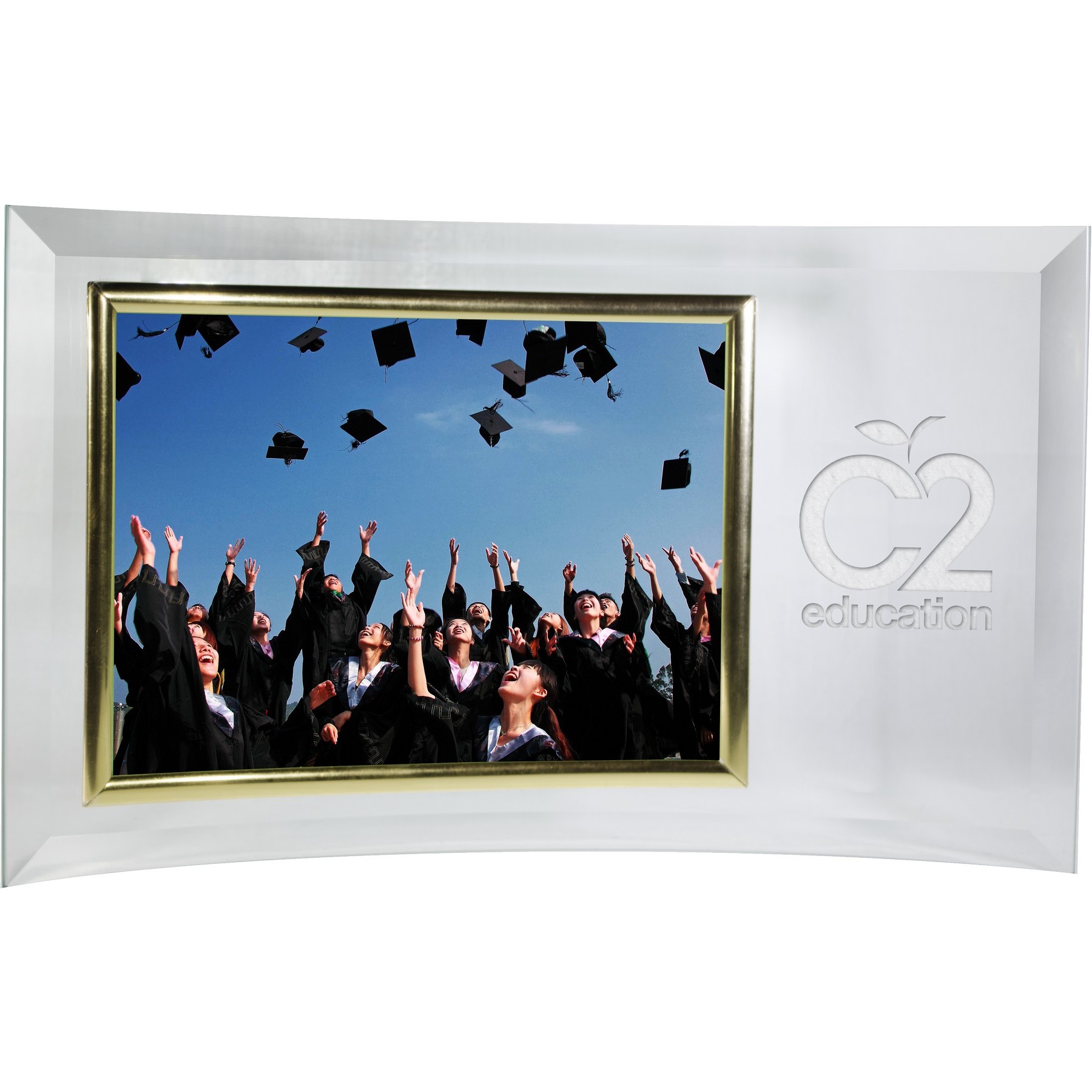 Curved Horizontal Photo Frame (5"x3" Photo)