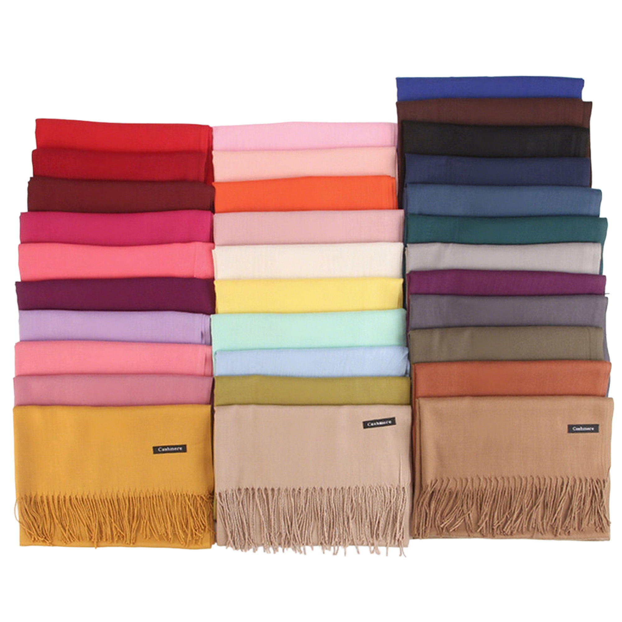 Winter Solid Color Lady Shawls Scarves Wraps 3