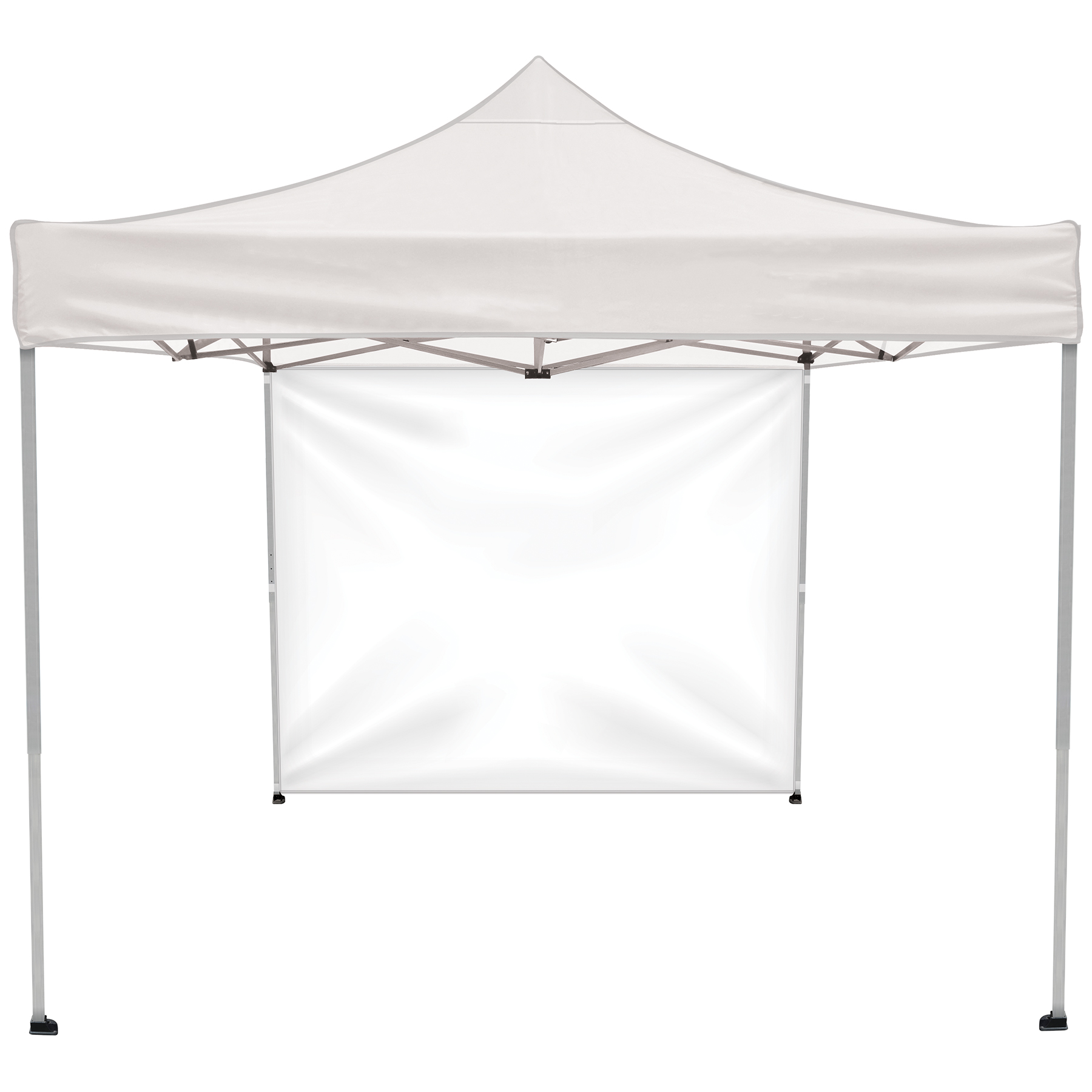 10' Square Canopy Tent W/One Full Double Sided Wall 6