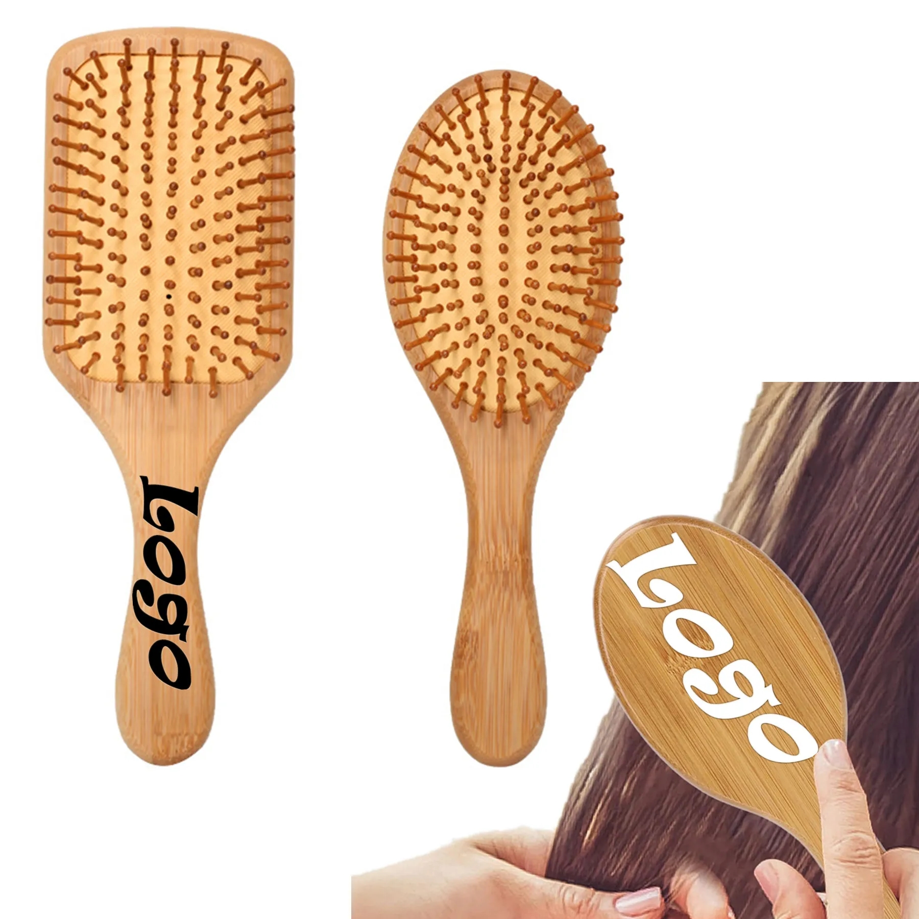 Wooden Hair Brush 3