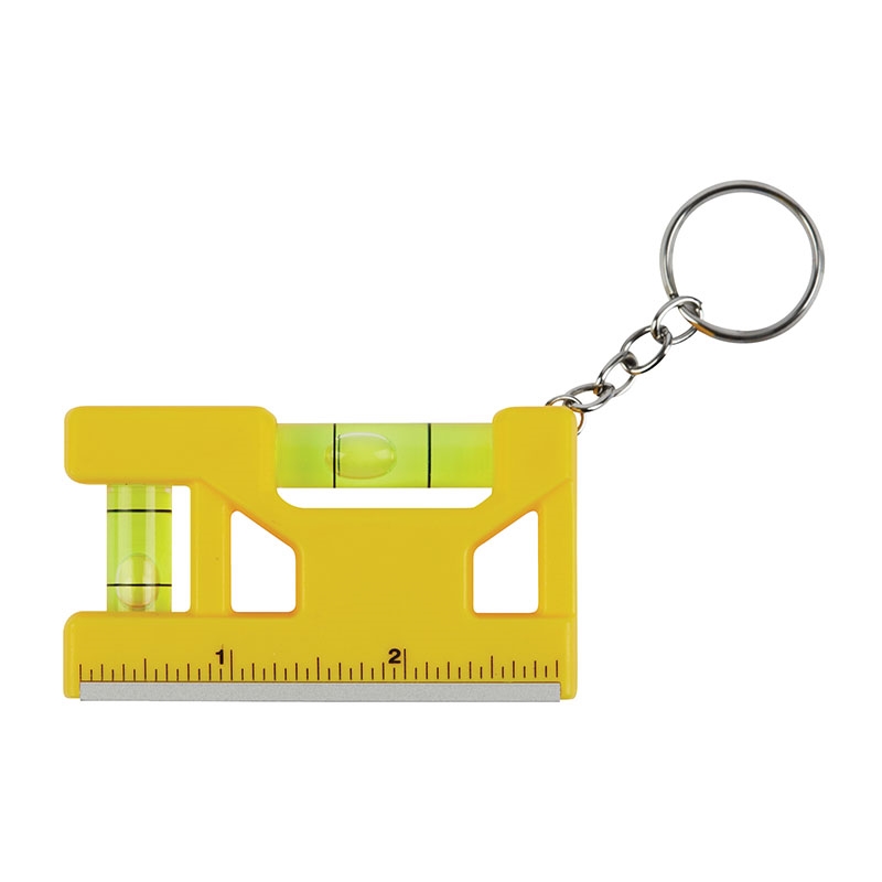 Hank 3" Level / Ruler Keyring 15