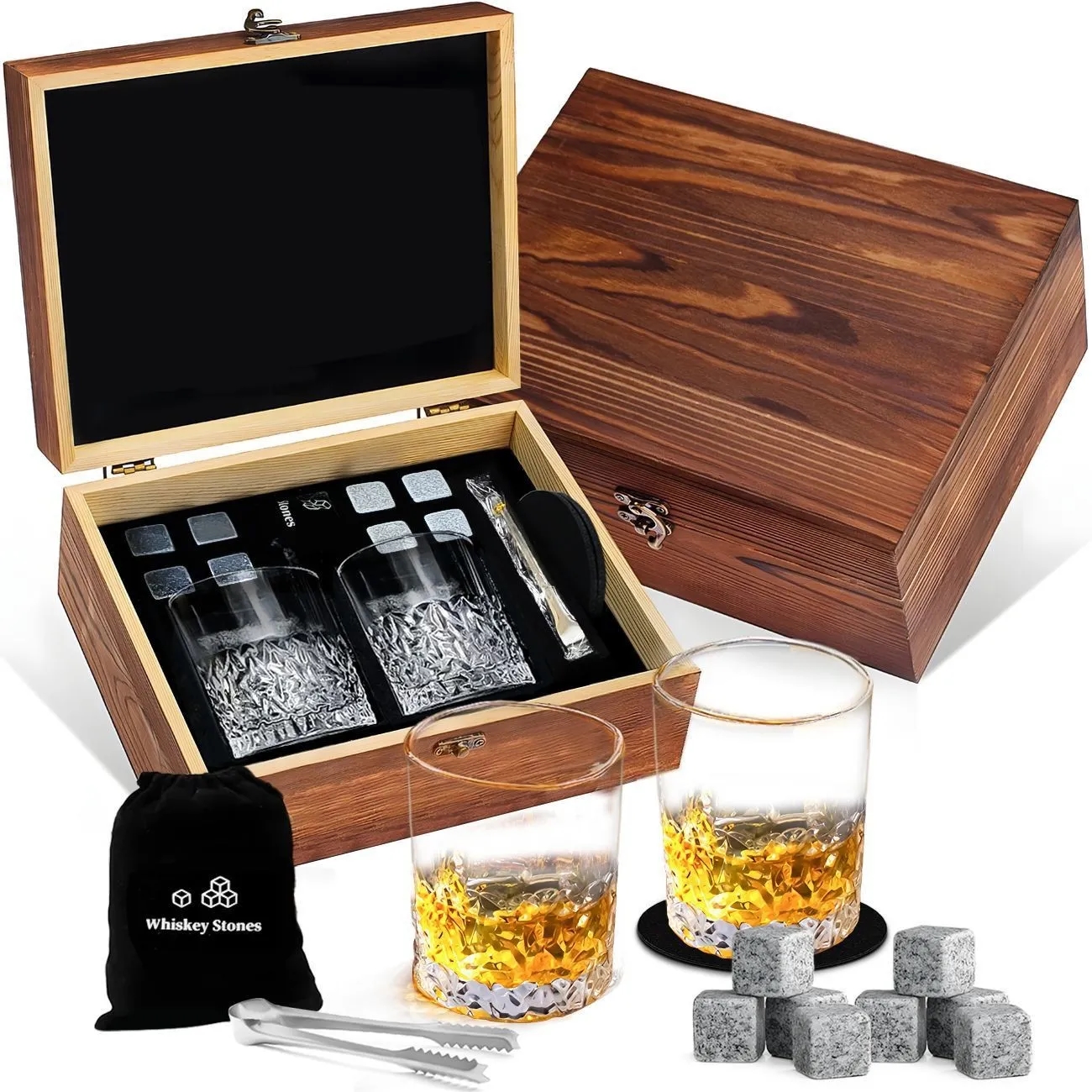 Whiskey Glasses Gift Set 7