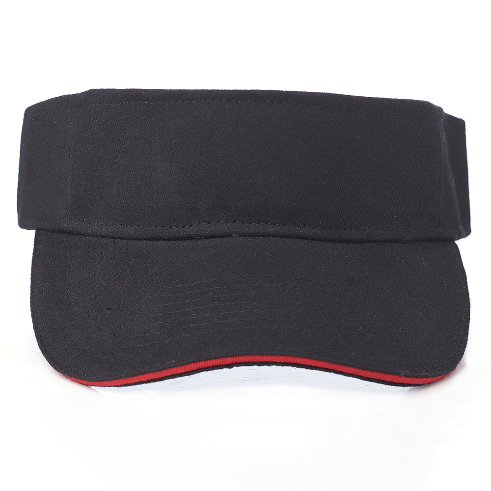 Solid Color Brushed Cotton Sandwich Visors