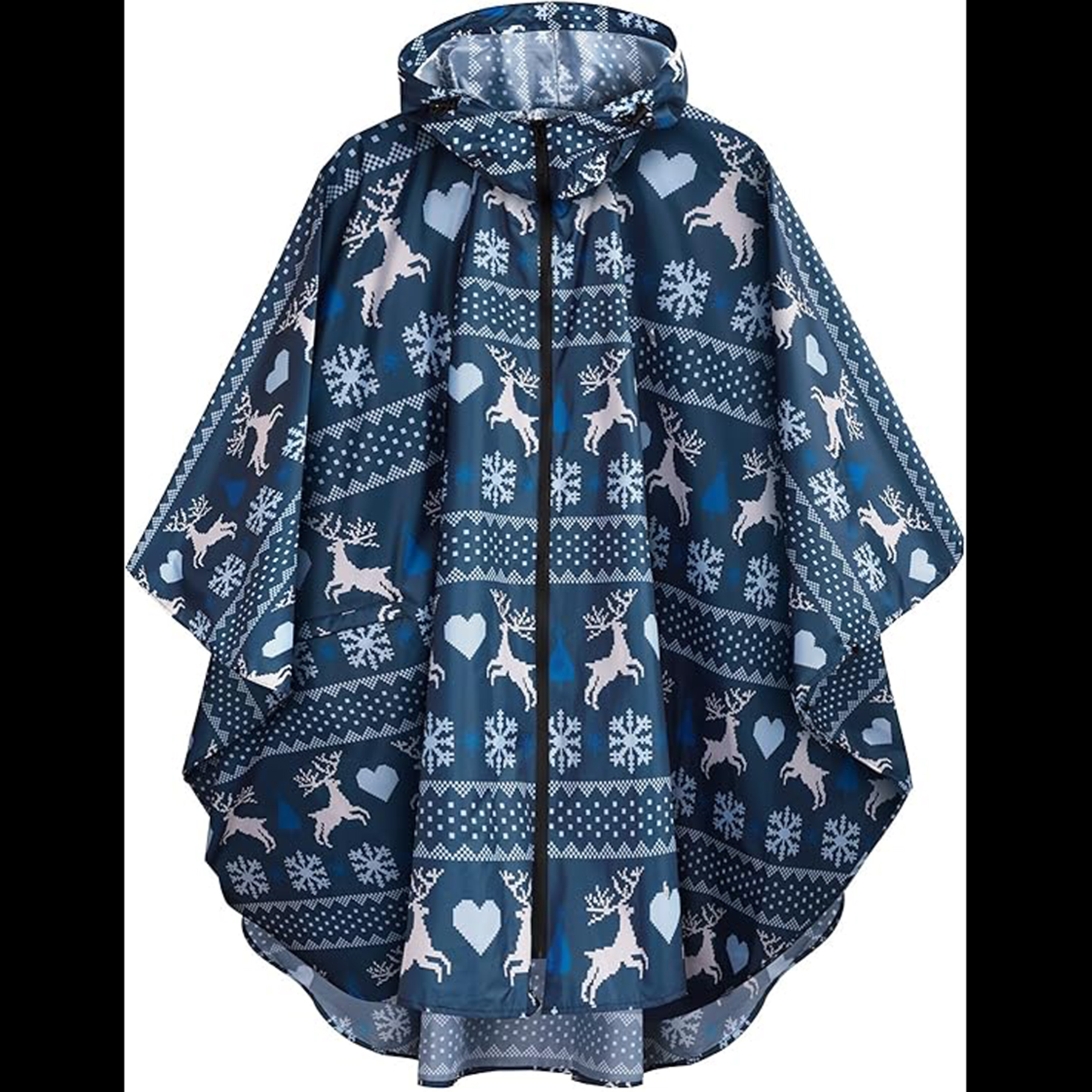 Unisex Hooded Poncho 34