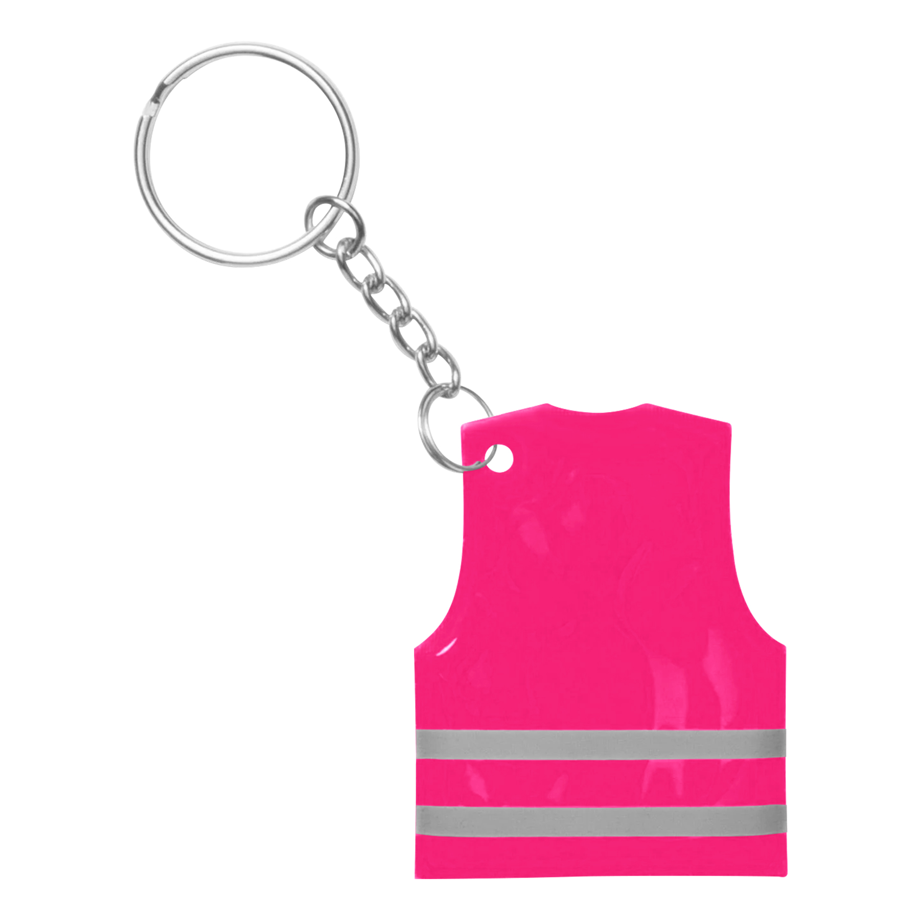 PVC Reflect Safety Vest Key Chain 9