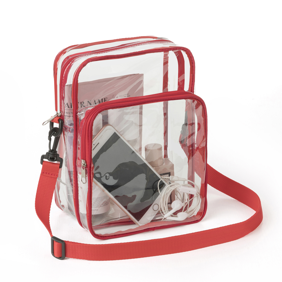 ClearPass Clear Crossbody Bag 7.5" x 3" 5