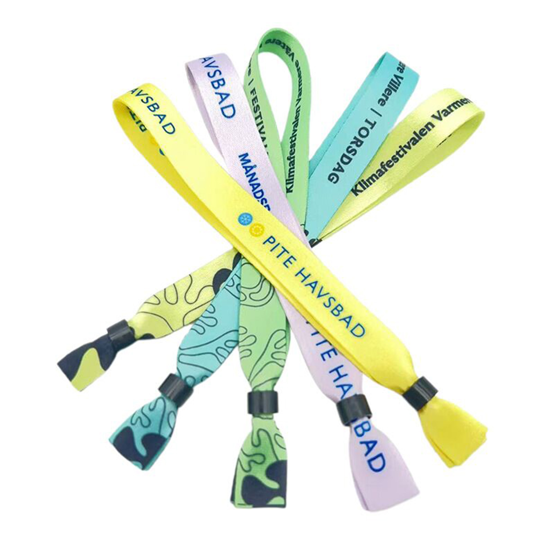 Full Color Dye Sublimation Fabric Wristband 3