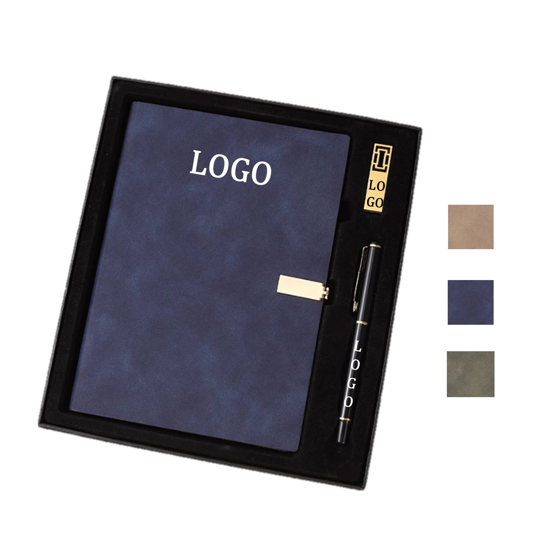 3 Pieces Notebook And Flash Drive Pen Gift Set 1