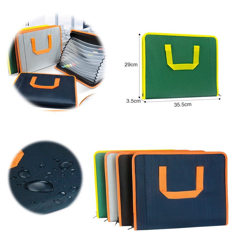 13 Pockets Envelope File Bag 2
