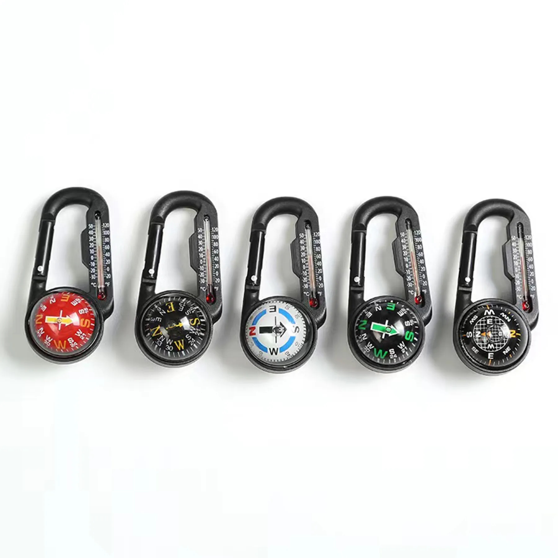Compass Thermometer Carabiner 2
