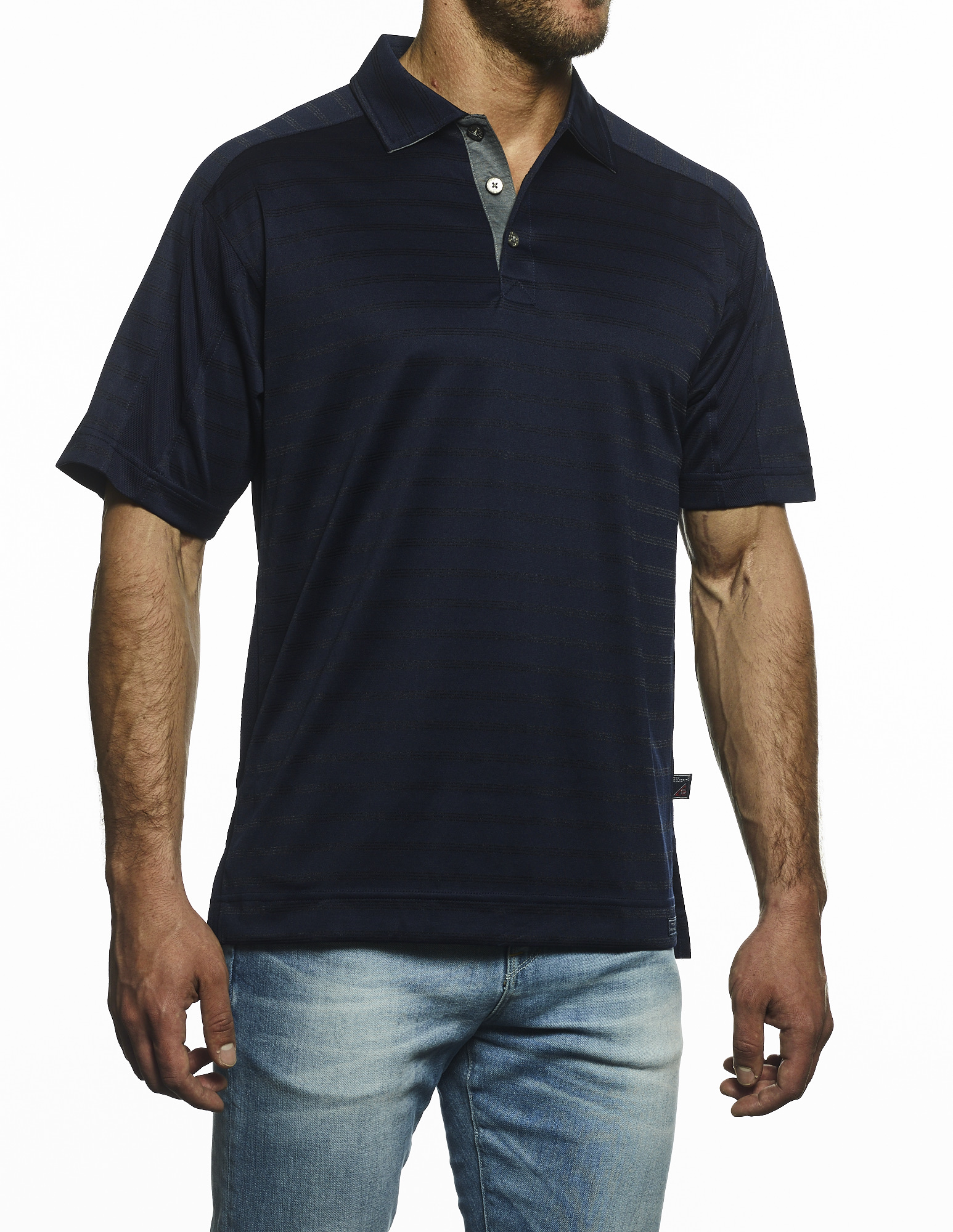 Men's Paradigm Engineer Track Knit Polo Shirt 15
