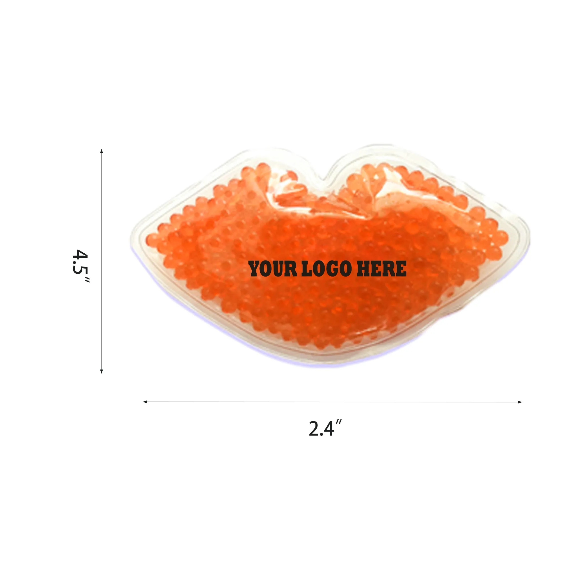 Lip Shape Lipstick Hot Cold Gel Pack Reusable MOQ 200PCS 1