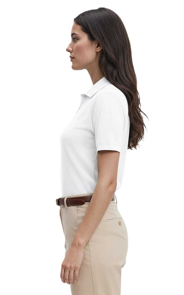 Ladies' Superblend V-Neck Polo 88