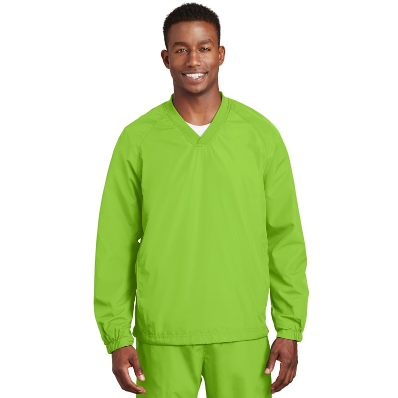 Sport-Tek Sport-Tek V-Neck Raglan Wind Shirt 28